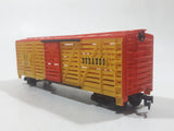 Tyco HO Scale KC 40394 Durango Box Car Yellow and Orange Plastic Train Car Vehicle Made in Hong Kong