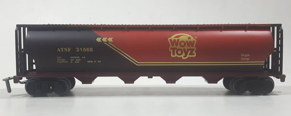 Wow Toyz ATSF 31568 Maple Syrup Car Dark Red and Brown Plastic Train Car Vehicle