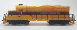 Cox Diesel Locomotive Engine Big Pine Lumber Co 14 Yellow Plastic and Metal Train Vehicle