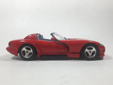 Burago Dodge Viper RT/10 Red 1/24 Scale Die Cast Toy Car Vehicle with Opening Doors and Hood Crack in Windshield