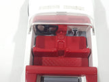 Vintage 1987 Geobra Playmobil 3758 GSL White Plastic Toy Sports Car Vehicle with Flip Up Head Lights and Opening Trunk Engine Bay