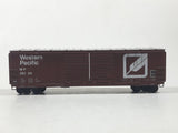 Athearn Western Pacific WP 38134 Box Car Brown Plastic Model Train Car Vehicle In Box