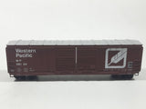 Athearn Western Pacific WP 38134 Box Car Brown Plastic Model Train Car Vehicle In Box