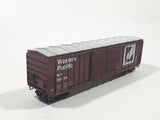 Athearn Western Pacific WP 38134 Box Car Brown Plastic Model Train Car Vehicle In Box