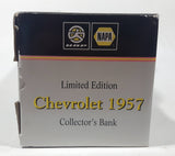 1926 to 2001 A UAP NAPA Classic 75th Anniversary Limited Edition 1957 Chevrolet Wagon Black and Yellow 1/24 Scale Die Cast Toy Car Vehicle Coin Bank New In Box