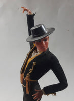 Vintage Marin Chiclana Espana Male and Female Dancers 13 1/2" Tall Plastic Doll Set
