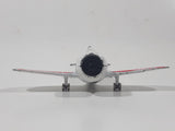 Vintage Zee Toys Dyna Flites Gee Bee A135 NR2100 White and Red Die Cast Toy Air Plane