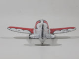 Vintage Zee Toys Dyna Flites Gee Bee A135 NR2100 White and Red Die Cast Toy Air Plane