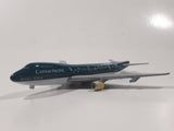 Herpa Wings Boeing 747 Cathay Pacific Dark Green Die Cast Toy Jet Airplane Missing Parts