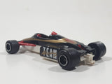 Vintage Majorette Novacar 112 Formule Formula 1 Team Racing Indy Black Red Gold Die Cast Toy Race Car Vehicle Missing Spoiler