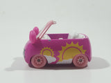 Moose Shopkins Cutie Cars Bear Shaped Pink Die Cast Toy Car Vehicle - No Roof or Figure