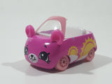 Moose Shopkins Cutie Cars Bear Shaped Pink Die Cast Toy Car Vehicle - No Roof or Figure