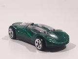 1999 Hot Wheels McDonald's Double Cross Metalflake Dark Green Die Cast Toy Car Vehicle