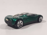 1999 Hot Wheels McDonald's Double Cross Metalflake Dark Green Die Cast Toy Car Vehicle