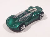1999 Hot Wheels McDonald's Double Cross Metalflake Dark Green Die Cast Toy Car Vehicle