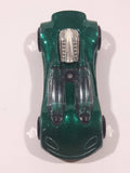 1999 Hot Wheels McDonald's Double Cross Metalflake Dark Green Die Cast Toy Car Vehicle
