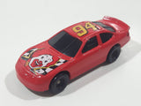 1998 McDonald's Hot Wheels NASCAR #94 Ronald McDonald Red Die Cast Toy Race Car Vehicle