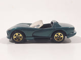 1995 Hot Wheels Gold Medal Speed Dodge Viper RT/10 Dark Metalflake Green Die Cast Toy Dream Sports Car Vehicle