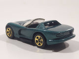 1995 Hot Wheels Gold Medal Speed Dodge Viper RT/10 Dark Metalflake Green Die Cast Toy Dream Sports Car Vehicle