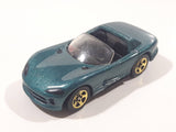 1995 Hot Wheels Gold Medal Speed Dodge Viper RT/10 Dark Metalflake Green Die Cast Toy Dream Sports Car Vehicle