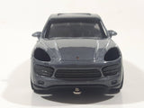 MSZ Porsche Caynne S Dark Grey 1:43 Scale Pull Back Die Cast Toy Car Vehicle with Opening Doors Missing Parts
