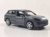 MSZ Porsche Caynne S Dark Grey 1:43 Scale Pull Back Die Cast Toy Car Vehicle with Opening Doors Missing Parts