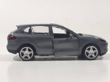 MSZ Porsche Caynne S Dark Grey 1:43 Scale Pull Back Die Cast Toy Car Vehicle with Opening Doors Missing Parts