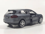 MSZ Porsche Caynne S Dark Grey 1:43 Scale Pull Back Die Cast Toy Car Vehicle with Opening Doors Missing Parts