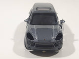 MSZ Porsche Caynne S Dark Grey 1:43 Scale Pull Back Die Cast Toy Car Vehicle with Opening Doors Missing Parts