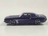 2011 Hot Wheels Street Beasts '70 Plymouth AAR Cuda Metallic Purple Die Cast Toy Muscle Car Vehicle