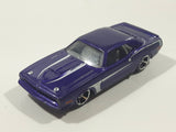 2011 Hot Wheels Street Beasts '70 Plymouth AAR Cuda Metallic Purple Die Cast Toy Muscle Car Vehicle