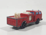 Vintage Majorette Pompier Fire Ladder Truck No. 207 Red 1/100 Scale Die Cast Toy Car Firefighting Rescue Emergency Vehicle