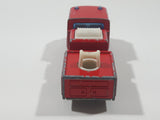 Vintage Majorette Pompier Fire Ladder Truck No. 207 Red 1/100 Scale Die Cast Toy Car Firefighting Rescue Emergency Vehicle