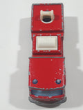 Vintage Majorette Pompier Fire Ladder Truck No. 207 Red 1/100 Scale Die Cast Toy Car Firefighting Rescue Emergency Vehicle
