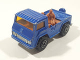 Vintage Majorette Explorateur Volvo Laplander No. 260 1/59 Scale Blue Gold Die Cast Toy Car Vehicle