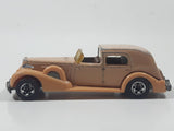 1983 Hot Wheels '35 Classic Caddy Cadillac Beige Die Cast Toy Car Vehicle