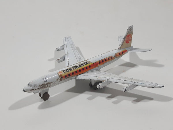 Unknown Brand 303 Continental Airlines Boeing 707 Passenger Jet White Die Cast Toy Air Plane