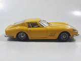 Burago 1966 Ferrari 275 GTB4 Yellow 1/24 Scale Die Cast Toy Car Vehicle with Opening Doors and Hood Missing Seats
