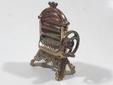 Vintage Miniature Dollhouse Sized 2 3/4" Tall Brass Ringer Washer Made In England