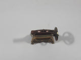 Vintage Miniature Dollhouse Sized 2 3/4" Tall Brass Ringer Washer Made In England