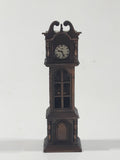 Vintage Miniature Grandfather Clock Metal Pencil Sharpener Doll House Furniture Size