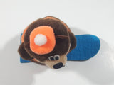 Vintage A&W Root Beer Bear Snowboarding 4" Tall Plush Stuffed Character Hanging Christmas Tree Ornament