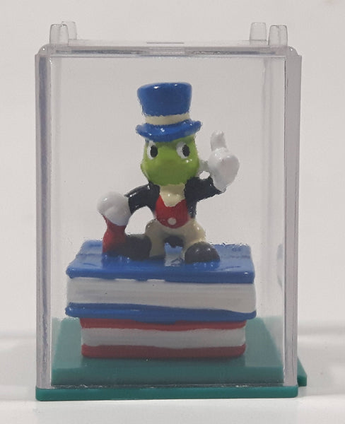Disney Jiminy Cricket Miniature 1 1/4" Tall Toy Figure in Case