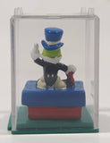 Disney Jiminy Cricket Miniature 1 1/4" Tall Toy Figure in Case