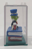 Disney Jiminy Cricket Miniature 1 1/4" Tall Toy Figure in Case
