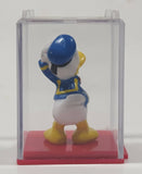 Disney Donald Duck Miniature 1 1/4" Tall Toy Figure in Case