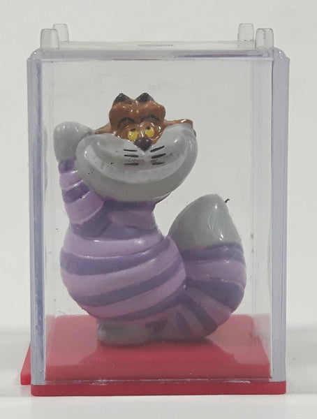 Disney Alice in Wonderland Cheshire Cat Miniature 1 1/4" Tall Toy Figure in Case