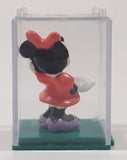 Disney Minnie Mouse Miniature 1 1/4" Tall Toy Figure in Case