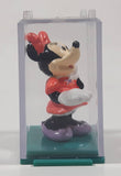 Disney Minnie Mouse Miniature 1 1/4" Tall Toy Figure in Case