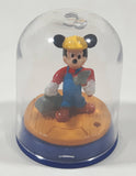 Yujin Disney Mickey Mouse Miniature 1 1/8" Tall Toy Figure in Dome Case